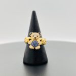 Anillo oso azul