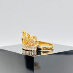 Anillo corona blanco