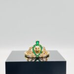 Anillo corona verde (2)