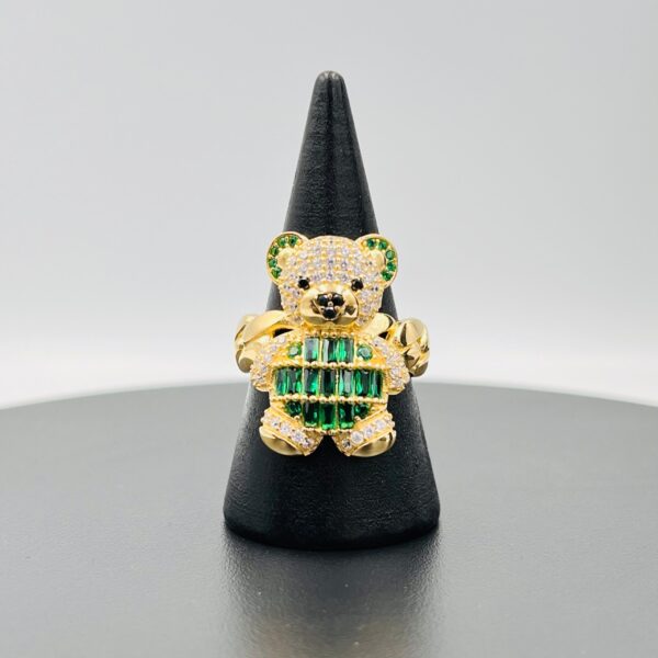 Anillo oso verde