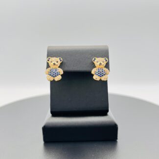 Pendientes oso azul (2)