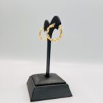 Pendientes aro rizado greca huecos 2