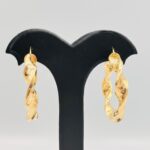 Pendientes aro rizado greca huecos 5