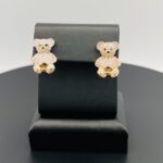 Pendientes oso blanco