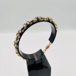 Pulsera barbate clavo bicolor semihueca