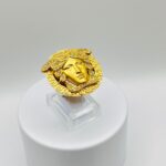 Sello redondo medusa circonita