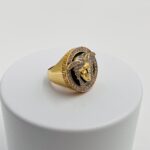 Sello medusa redondo onix