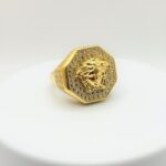Sello octágono medusa circonitas